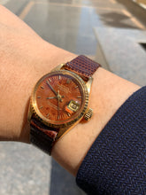 Load image into Gallery viewer, 1972 ROLEX DATE JUST (PRESIDENT) LADIES VINTAGE WATCH WITH CHAMPAIGNE DIAL (watch only)