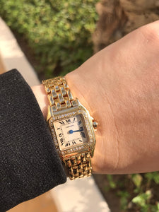 Cartier Panthere Full Gold with Diamonds.