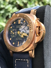 Load image into Gallery viewer, 2021 Panerai Submersible Bronzo Blu Abisso