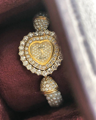 Vintage Delaneu Diamond Heart