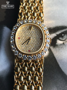 1990 Audemars Piguet Ladies Watch - Full Gold & Diamonds