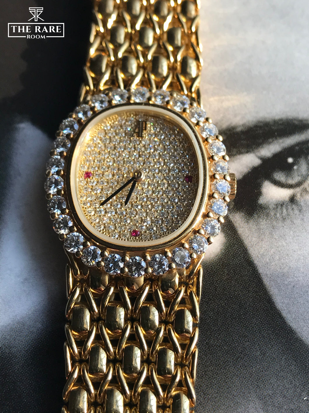 1990 Audemars Piguet Ladies Watch - Full Gold & Diamonds