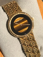 Load image into Gallery viewer, 1970’s Audemars Piguet  Full gold with Tiger’s Eye and Onyx Dial.