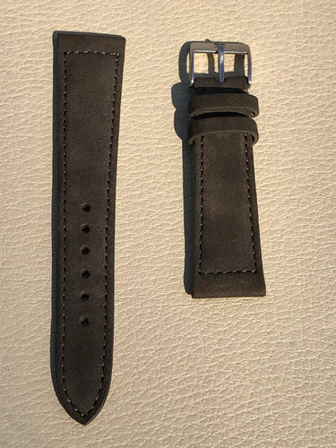The Rare Room X JPM Fine Leather Watch Strap - Dark Green Nubuk