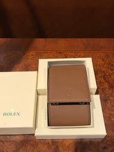 Load image into Gallery viewer, ROLEX LEATHER WATCH POUCH - BROWN