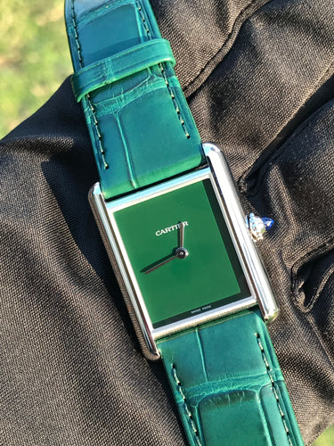 2021 Cartier Tank Must Green
