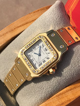 Load image into Gallery viewer, Cartier Santos Full Gold and Diamonds