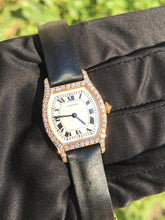 Load image into Gallery viewer, 1975 Cartier Tortue Full Yellow Gold with Diamonds.