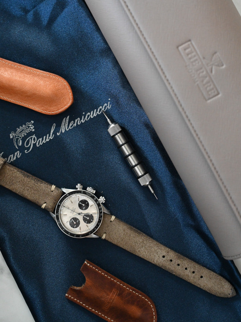 The Rare Room X JPM Fine Leather Watch Strap - Taso Grey