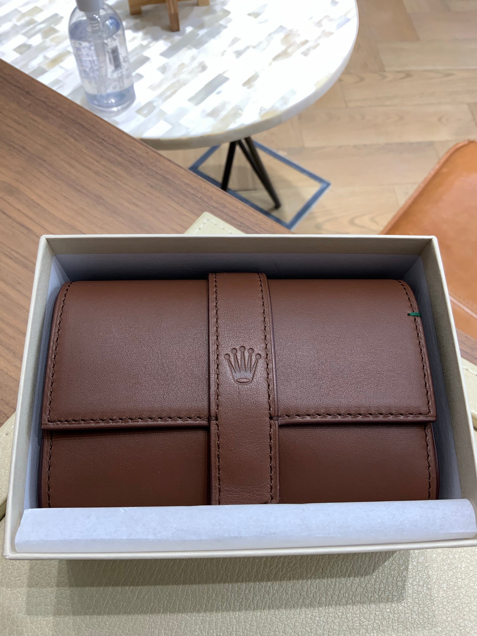 Rolex leather travel discount case