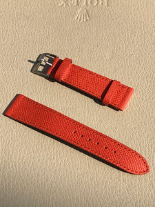The Rare Room x JPM Fine Leather Watch Strap - Orange