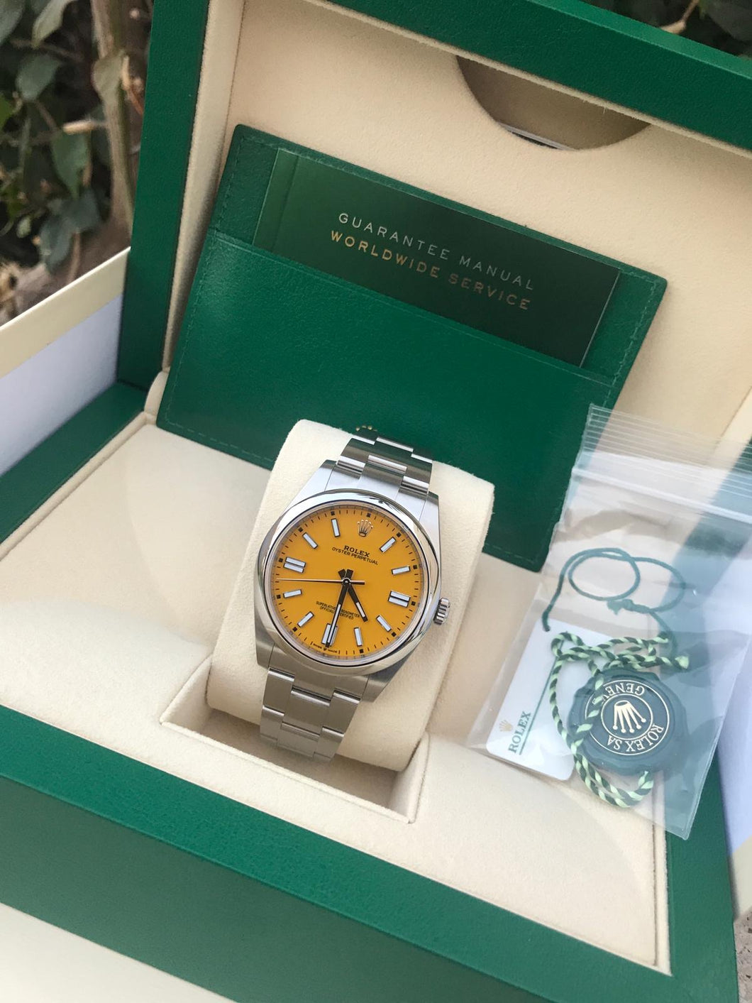 Rolex Oyster Perpetual 2020 Yellow