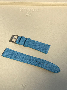 The Rare Room X JPM Fine Leather Watch Strap - Azure Blue