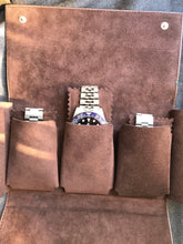 Load image into Gallery viewer, Rolex Leather pouch for 3 watches