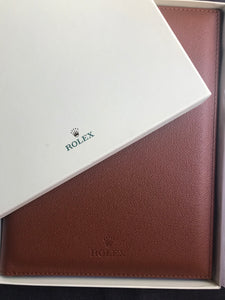 Rolex Leather Pad with Notepad & Pen