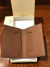 Load image into Gallery viewer, ROLEX LEATHER CARD HOLDER - BROWN