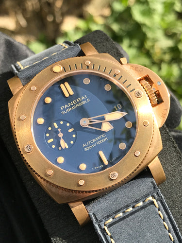 2021 Panerai Submersible Bronzo Blu Abisso