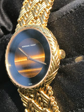 Load image into Gallery viewer, 1970’s Audemars Piguet  Full gold with Tiger’s Eye and Onyx Dial.